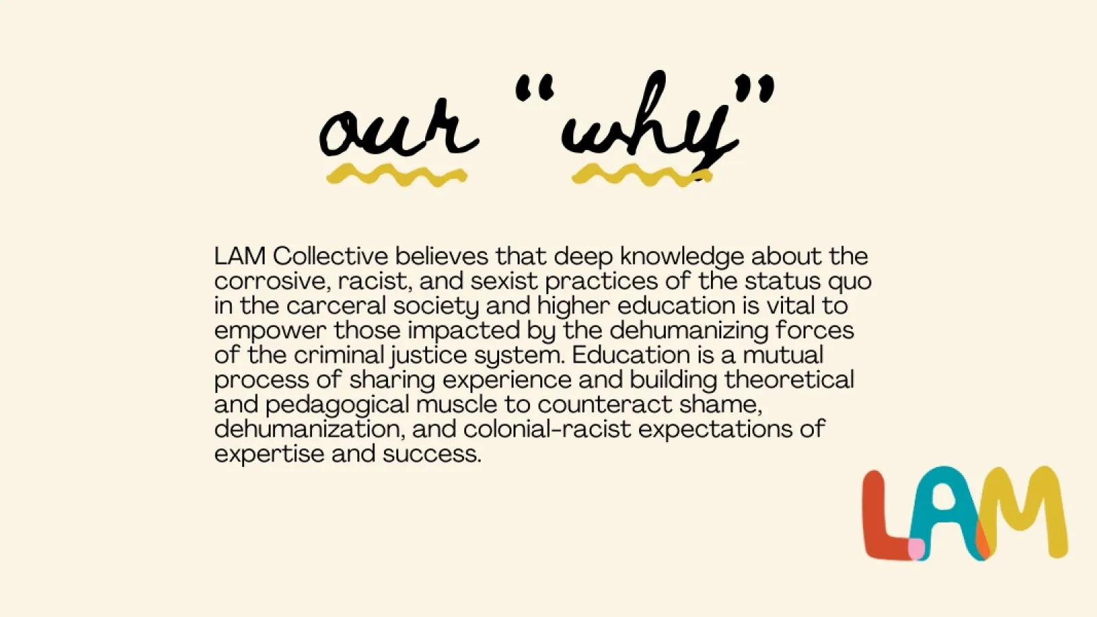 our why