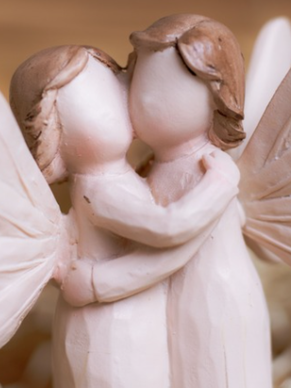 Two angels hugging avatar